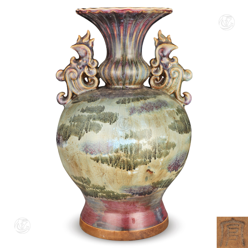 双凤葫芦凤尾尊