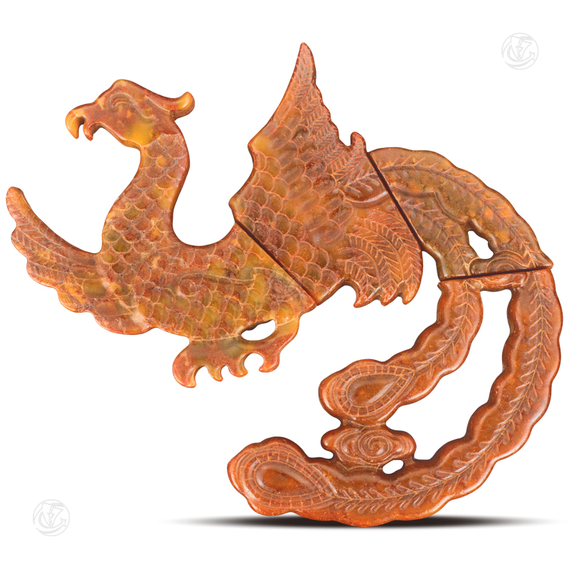 玉凤鸟摆件（套组）