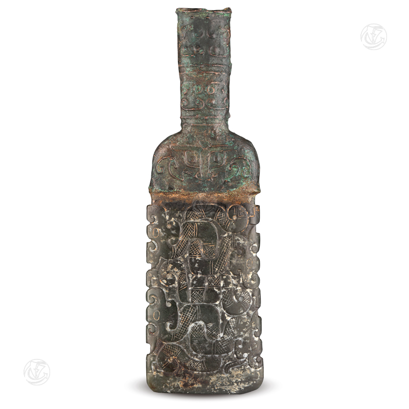碧玉螭龙礼器