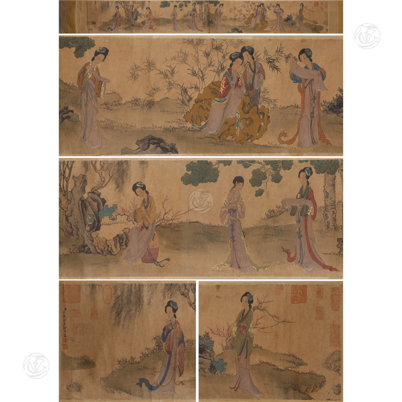 焦秉贞 仕女图长卷